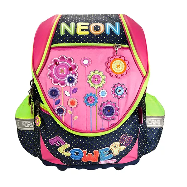 Extreme4me: Neon Flowers ergonomikus hátizsák