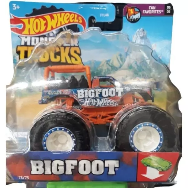 Hot Wheels Monster Trucks: Maşinuţa Bigfoot
