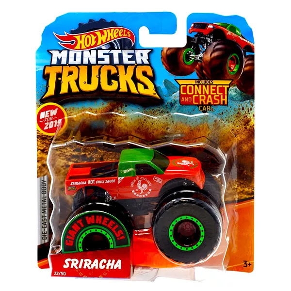 Hot Wheels Monster Truck: Maşinuţa Sriracha