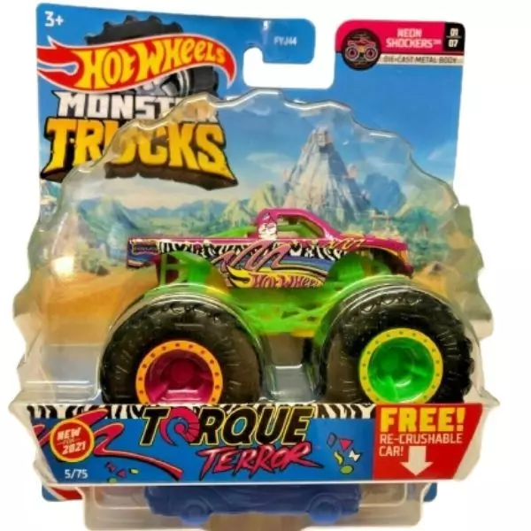 Hot Wheels Monster Trucks: Maşinuţa Torque Terror