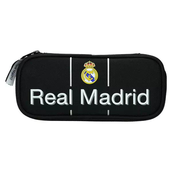 Real Madrid: címeres bedobós tolltartó - fekete