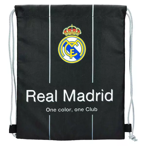 Real Madrid: címeres tornazsák - fekete