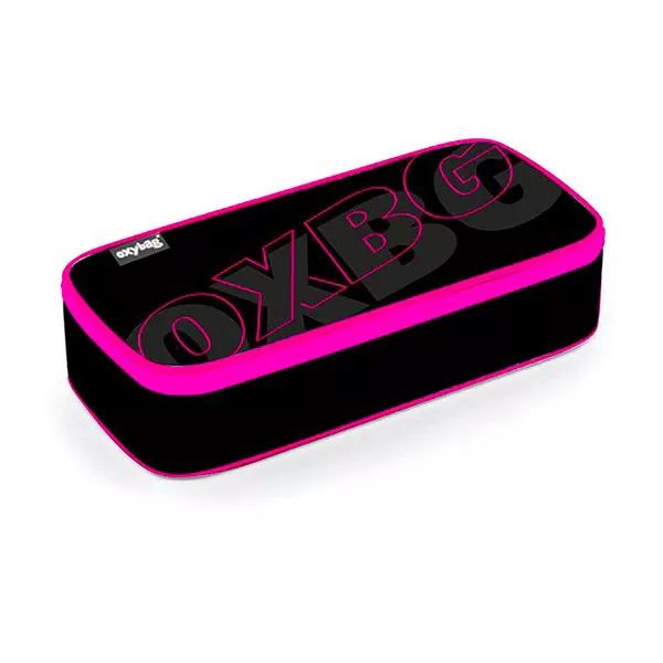 Oxy bedobós tolltartó - fekete-pink