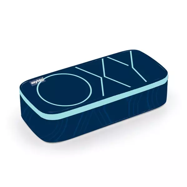 Oxy bedobós tolltartó - sötétkék-pasztell kék