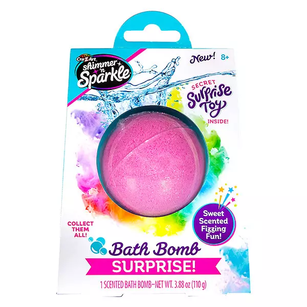Bombă de baie cu surpriză, Cra-Z-Art, diferite culori