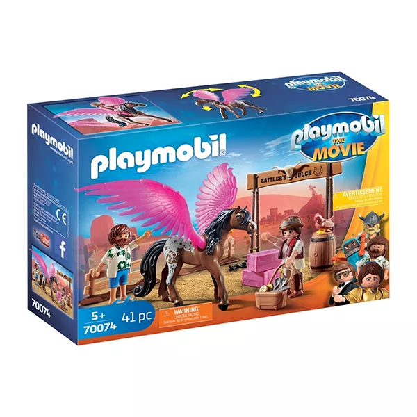 Playmobil The Movie - Marla și Del cu calul zburător 70074