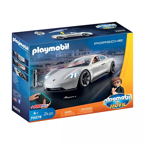 Playmobil The Movie - Rex Dasher şi Porsche Mission E - 70078