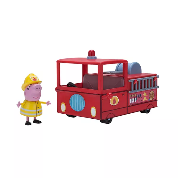 Jucărie Peppa Pig, Maşina de pompieri cu figurină
