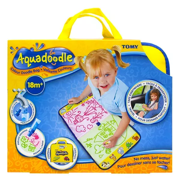 Set de desen Geantă portabilă Aquadoodle, Tomy
