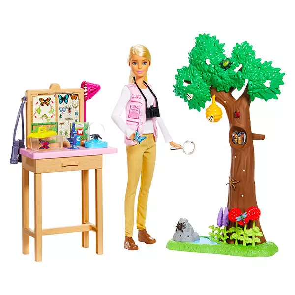Set de joacă Barbie entomolog, Barbie National Geographic