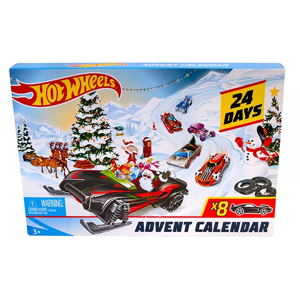 Calendar de crăciun Hot Wheels