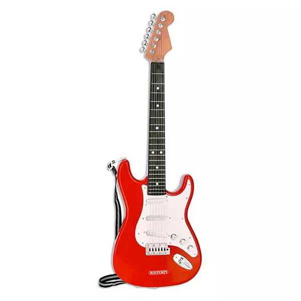 Bontempi: elektromos rock gitár - piros