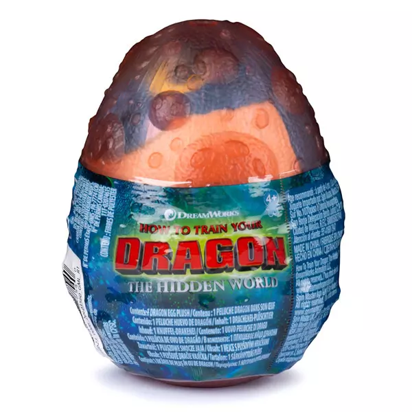 Cum să-ţi dresezi dragonul - Pluşuri de dragon în ou - Gronkel în ou portocaliu