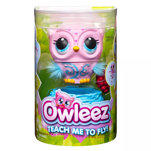 Owleez: bufniță interactivă - roz