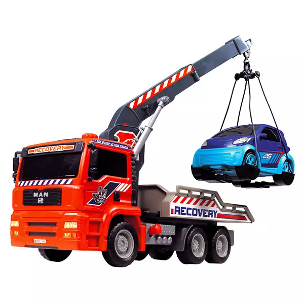 Jucărie Camion de remorcare cu pompă de aer, Dickie - 31 cm