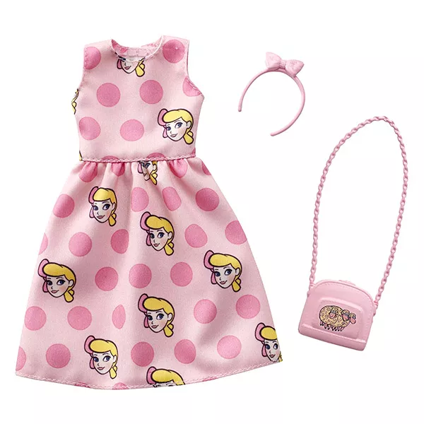 Set îmbrăcăminte Barbie Toy Story - rochie cu model Bo Peep