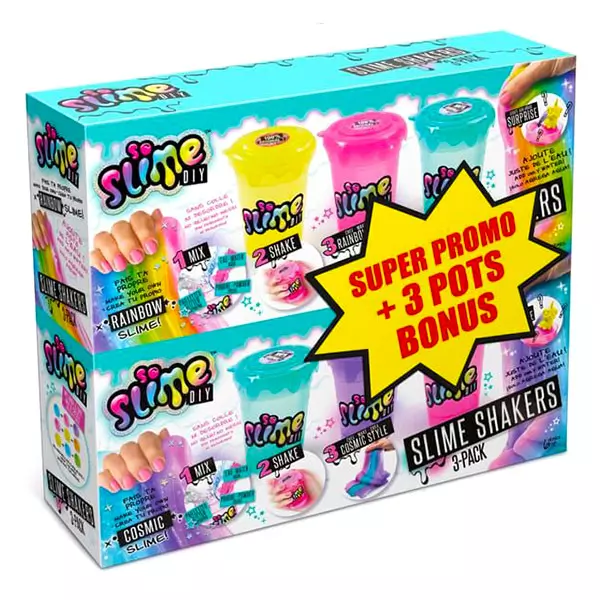 Canal Toys: 3 darabos slime shaker csomag bónusszal
