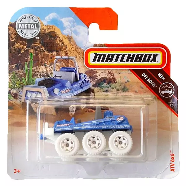 Matchbox Off-Road: ATV 6x6 kisautó