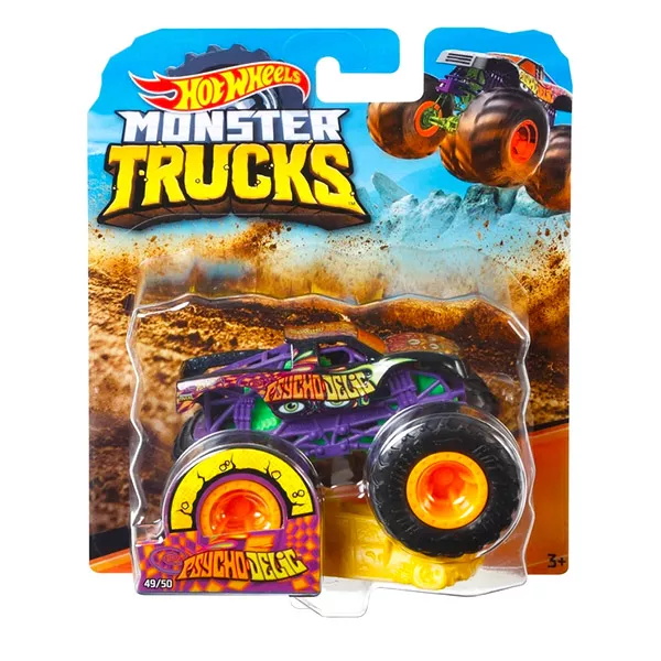 Hot Wheels Monster Trucks: Psycho Delic kisautó