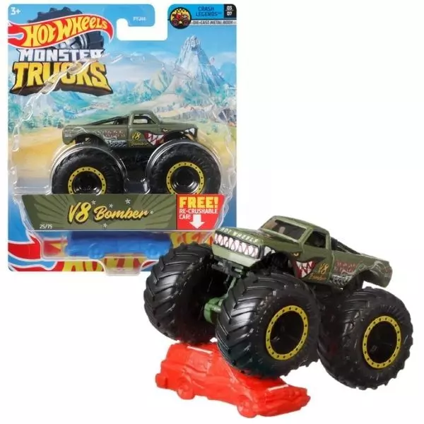 Maşinuţa Hot Wheels Monster Trucks - Bomber