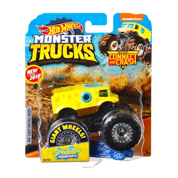 Maşinuţa Hot Wheels Monster Truck - SpongeBob