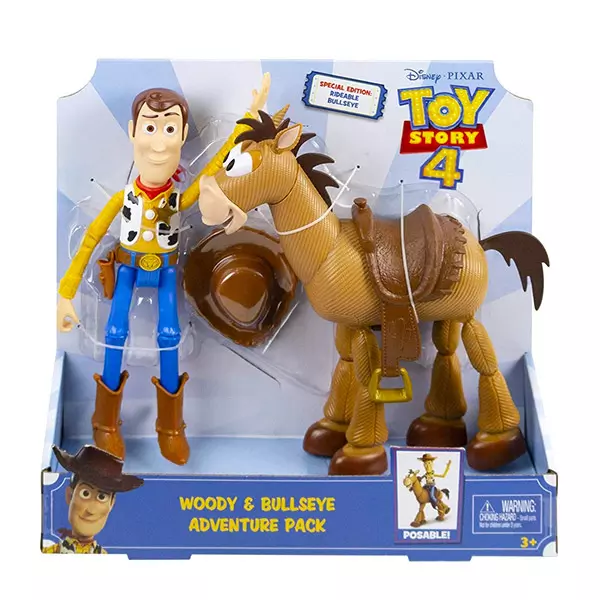 Set de joacă Toy Story 4 - Woody şi Bullseye