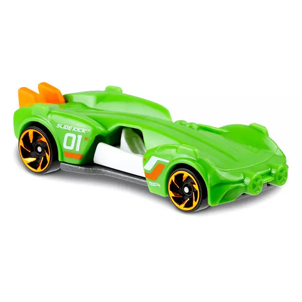 Maşinuţă Hot Wheels Experimotors - Slide Kick, verde
