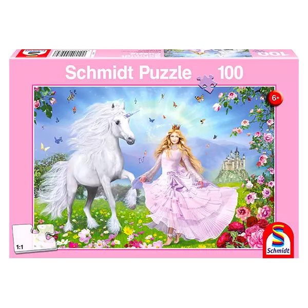 Puzzle Schmidt Prinţesa unicornilor, 100 de piese