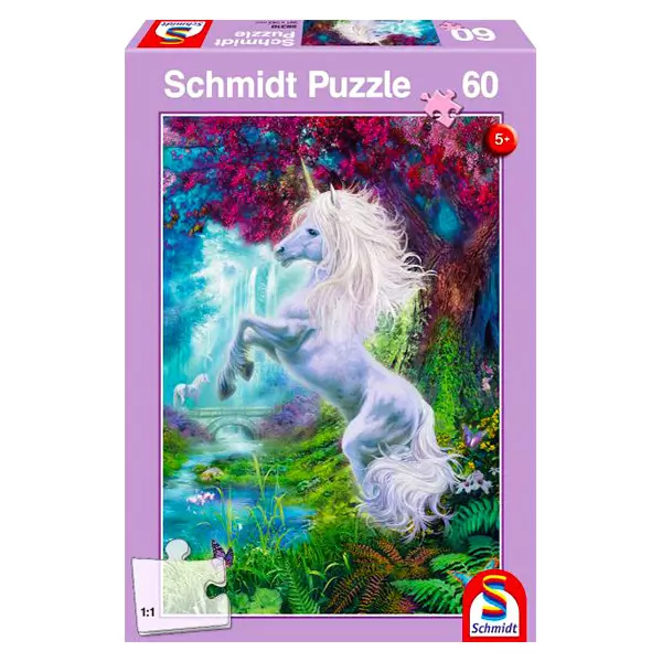 Schmidt: Varázslatos unikornis kert 60 db-os puzzle