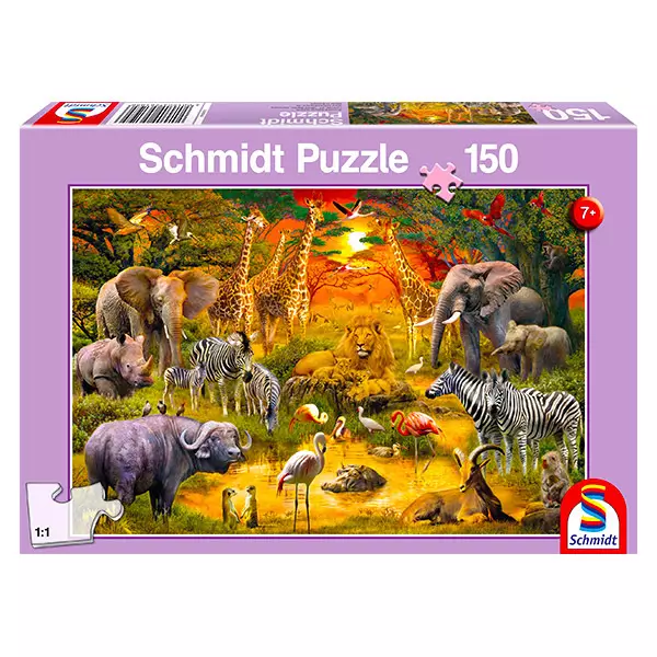 Puzzle Schmidt Animale din Africa, 150 de piese