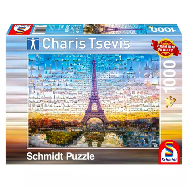 Puzzle Schmidt Turnul Eiffel, 1000 de piese