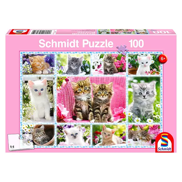 Puzzle Schmidt Pisici, 100 de piese