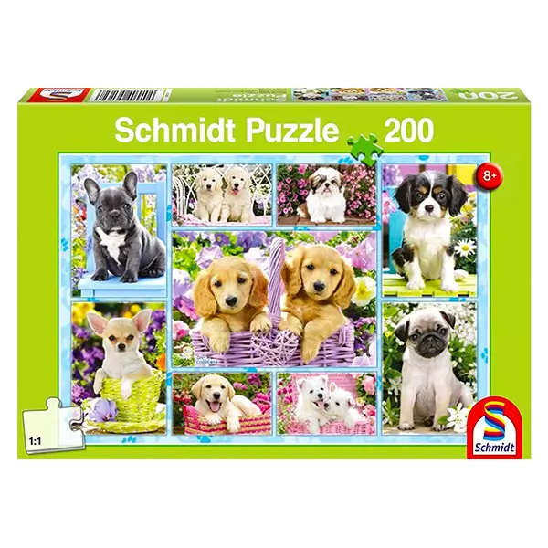 Puzzle Schmidt Căţeluşi, 200 de piese