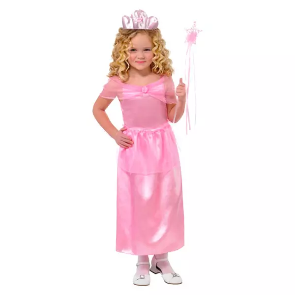 Costum Prințesă, roz, 104 cm