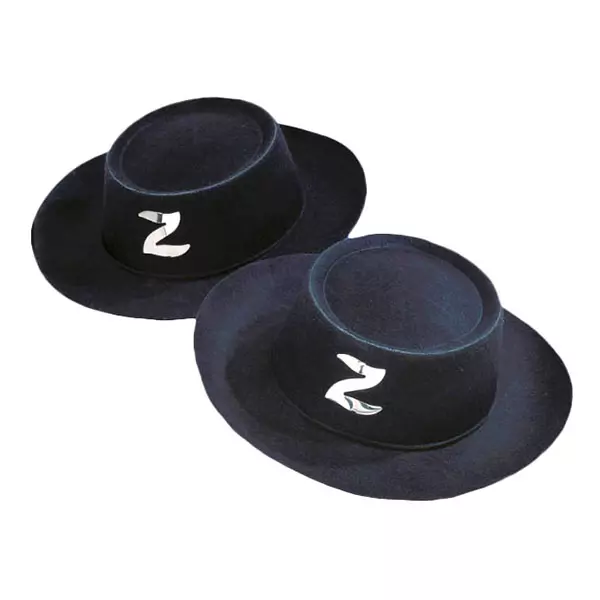 Zorro kalap - fekete