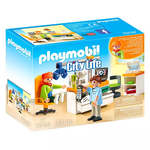 Playmobil City Life, La oftalmolog 70197