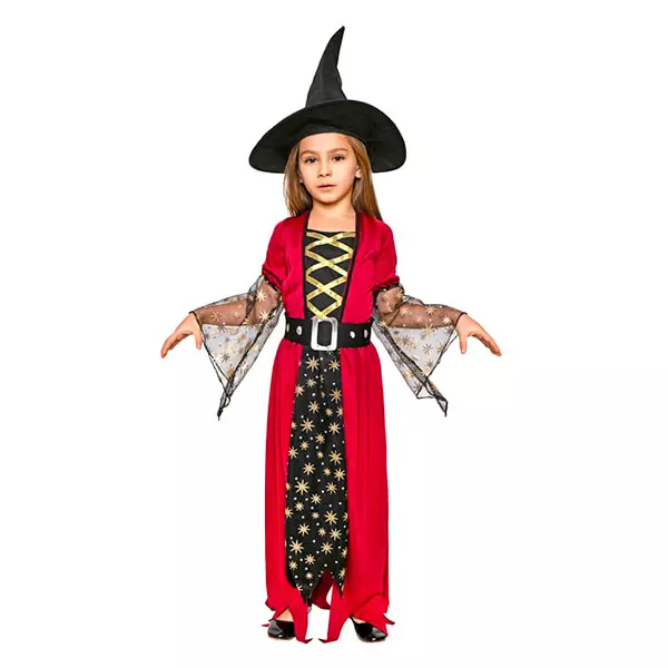 Costum vrăjitoare magică, 120-130 cm