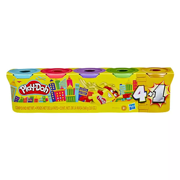 Play-Doh: 5 db-os gyurmaszett - kétféle