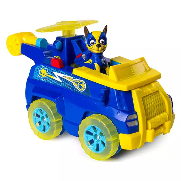 Vehicul Flip and fly cu figurină Chase, Paw Patrol
