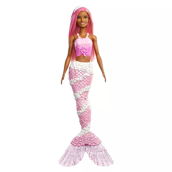Barbie Dreamtopia: Rózsaszín, kreol bőrű sellő Barbie