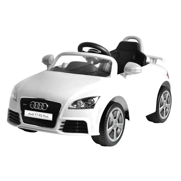 Elektromos beülős kisautó: Audi TT RS Plus - fehér 