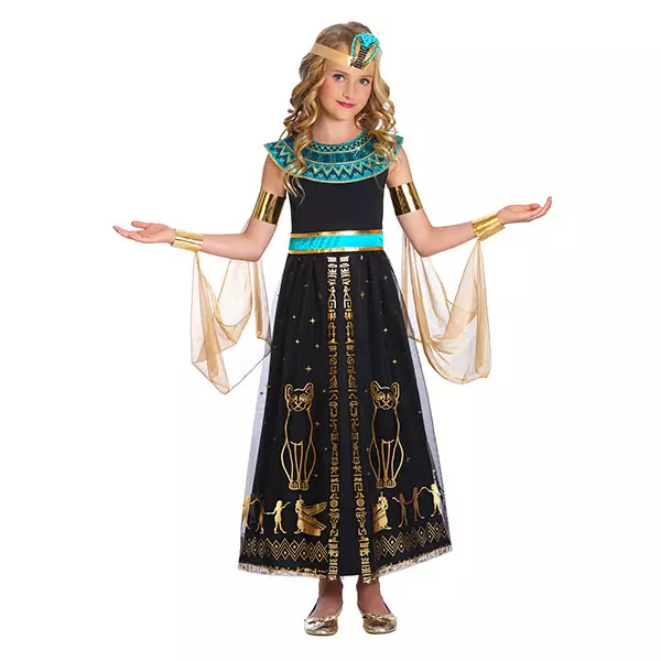 Costum Cleopatra strălucitoare, 6-8 ani, 128 cm