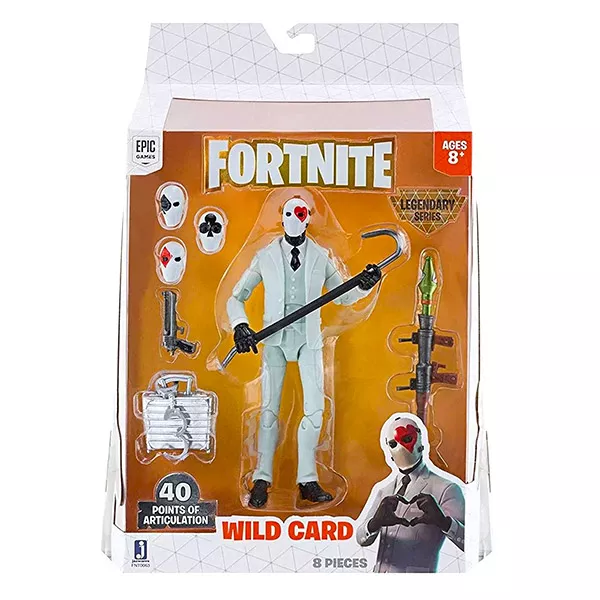 Fortnite: Wild Card figura kiegészítőkkel - 15 cm