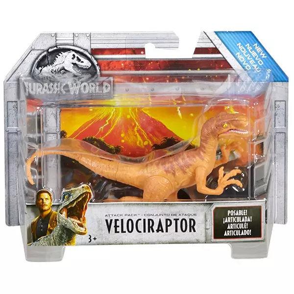 Jurassic World 2: Figurină dinozaur Velociraptor - 22 cm