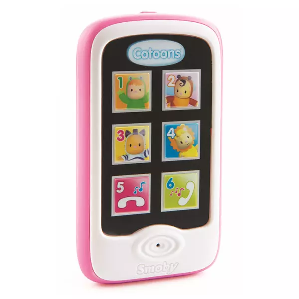Jucărie Smartphone roz pentru copii, Cotoons