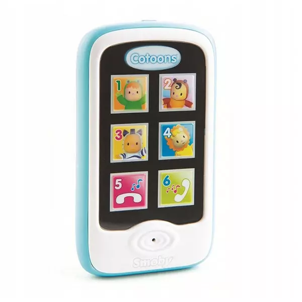 Jucărie Smartphone albastru pentru copii, Cotoons