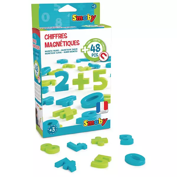 Set cifre magnetice Smoby, 48 piese