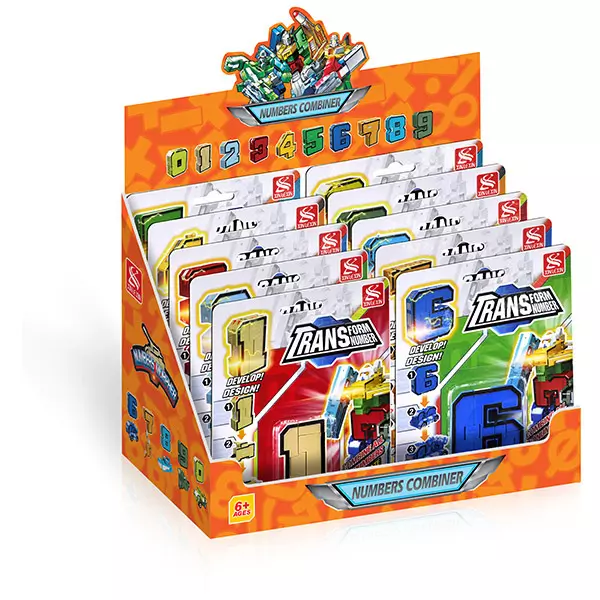 Números Morphers: del 0 al 9, varios tipos