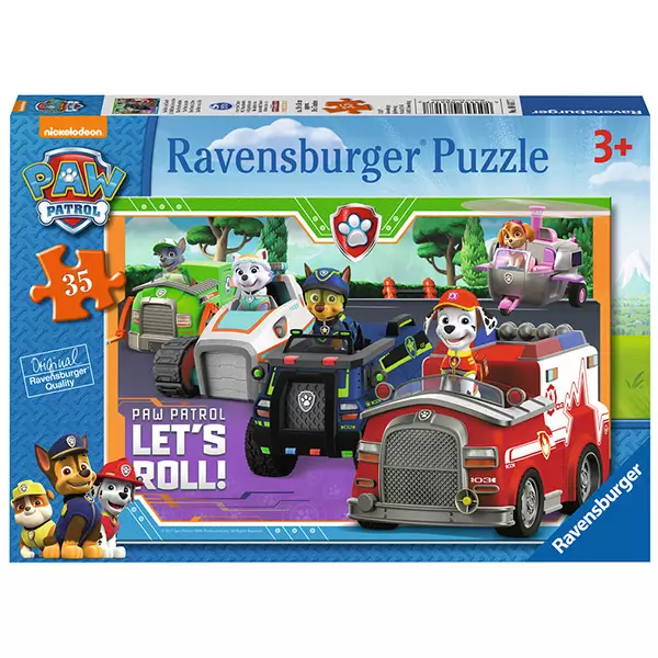 Puzzle Ravensburger, Paw Patrol, 35 piese