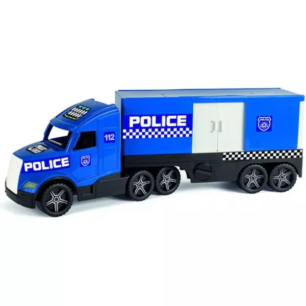 Wader: Magic Truck Action sötétben világító rendőrkamion - 81 cm